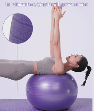 Dikke Fitness Yoga Bal - Huidvriendelijk & Zacht voor Stabiliteitstraining Thuis