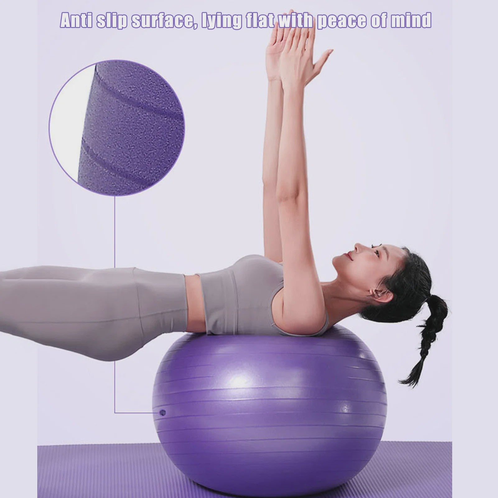Dikke Fitness Yoga Bal - Huidvriendelijk & Zacht voor Stabiliteitstraining Thuis