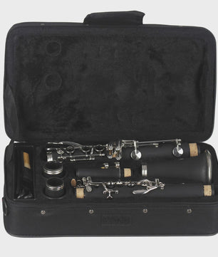 SLADE Bb Klarinet 17 Toetsen Bakeliet Hout - Professioneel Houtblaasinstrument met Koffer