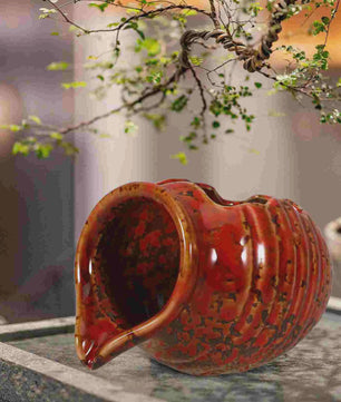 Keramische Waterpot Fontein - Decoratieve Kruik voor Tuin en Vijver