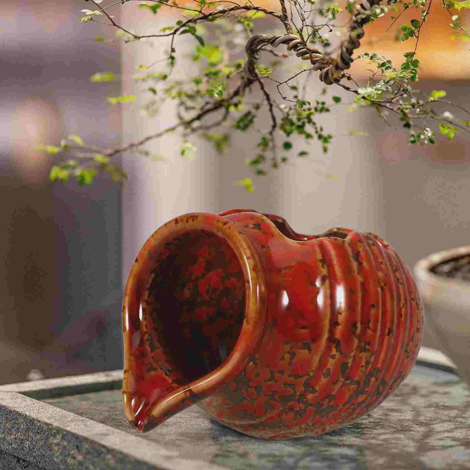 Keramische Waterpot Fontein - Decoratieve Kruik voor Tuin en Vijver