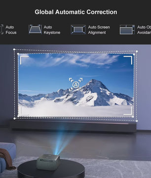 Lenovo X3 Full HD Projector: 1080P, 4K Ondersteuning, 1000 CVIA Lumens, HDR10, Android Smart TV voor Home Cinema