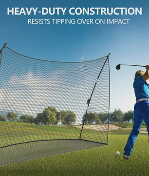 Golf Oefennet 305x217cm - Draagbaar Golf Net voor Achtertuin, Inclusief Draagtas