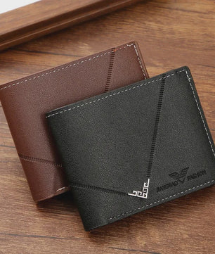 Slanke Heren Portemonnee: RFID-blokkerend, Minimalistisch Creditcardhouder & Geldclip