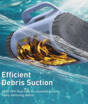 Seauto SAT 20/20PRO Draadloze Zwembad Reinigingsrobot met Sonar Navigatie & Wandklimfunctie