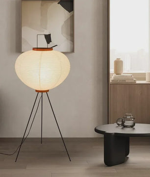 Japanse Retro LED Sfeerverlichting - Minimalistische Lantaarn Vloerlamp voor Woonkamer & Slaapkamer