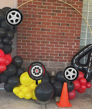 Grote Raceauto Nummer Ballonnen Set - Perfect voor Verjaardagen en Feesten