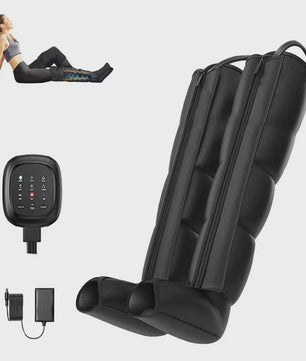 Luxe Luchtcompressie Beenmassager met Shiatsu Kneading - Ontspanning voor Voeten, Enkels & kuiten