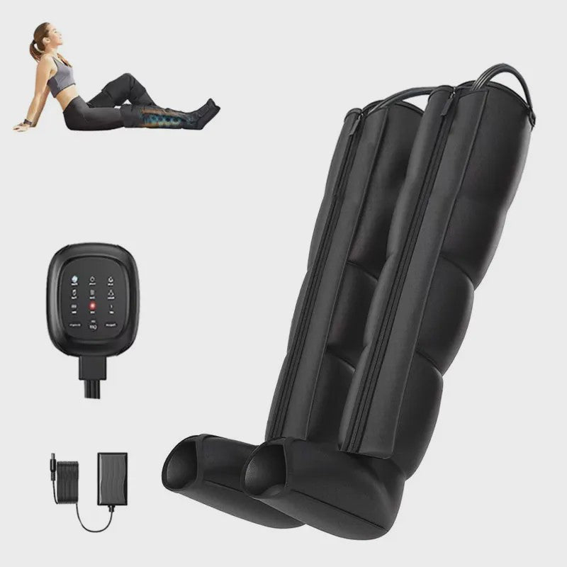 Luxe Luchtcompressie Beenmassager met Shiatsu Kneading - Ontspanning voor Voeten, Enkels & kuiten