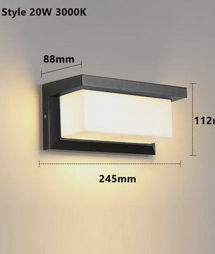 Waterdichte LED Buitenmuurverlichting met Bewegingssensor - IP65