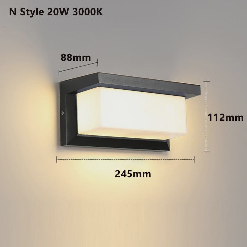 Waterdichte LED Buitenmuurverlichting met Bewegingssensor - IP65