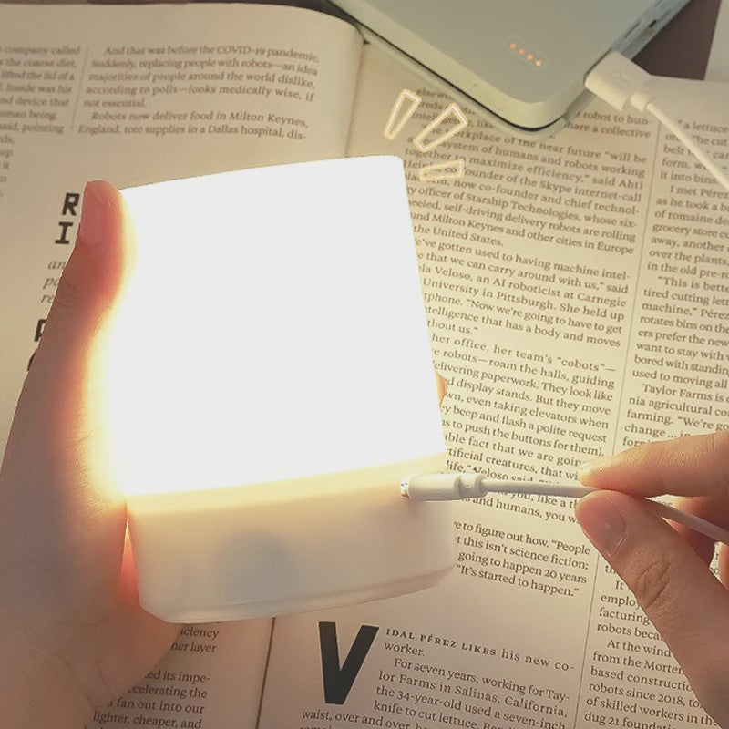 Dimbare LED Nachtlamp met Oplaadbare Batterij en Touch Bediening - Sfeervolle Sfeerverlichting