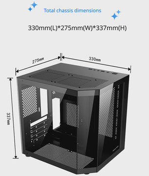 Power Train Star Realm PC Behuizing: Panoramisch Glas & 240mm Waterkoeling