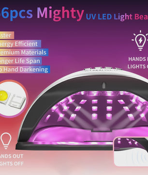 Professionele UV LED Nagellamp 66 LEDs - Sneldrogend & Slimme Timer