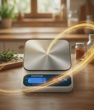 Digitale Keukenweegschaal - 10kg, Roestvrij Staal, Backlit Display & Tare Functie