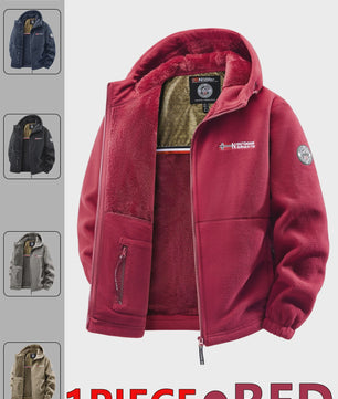Heren Outdoor Jas met Capuchon - Veelzijdige Winterjas voor Dagelijks Gebruik en Reizen