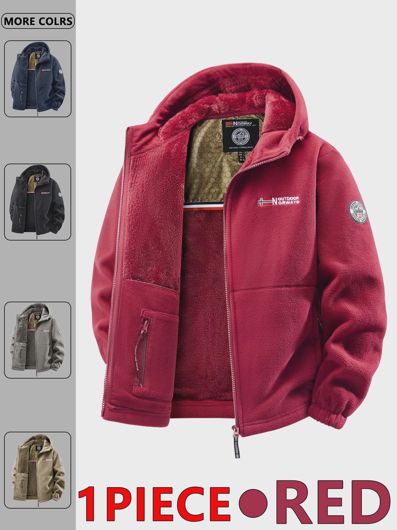 Heren Outdoor Jas met Capuchon - Veelzijdige Winterjas voor Dagelijks Gebruik en Reizen