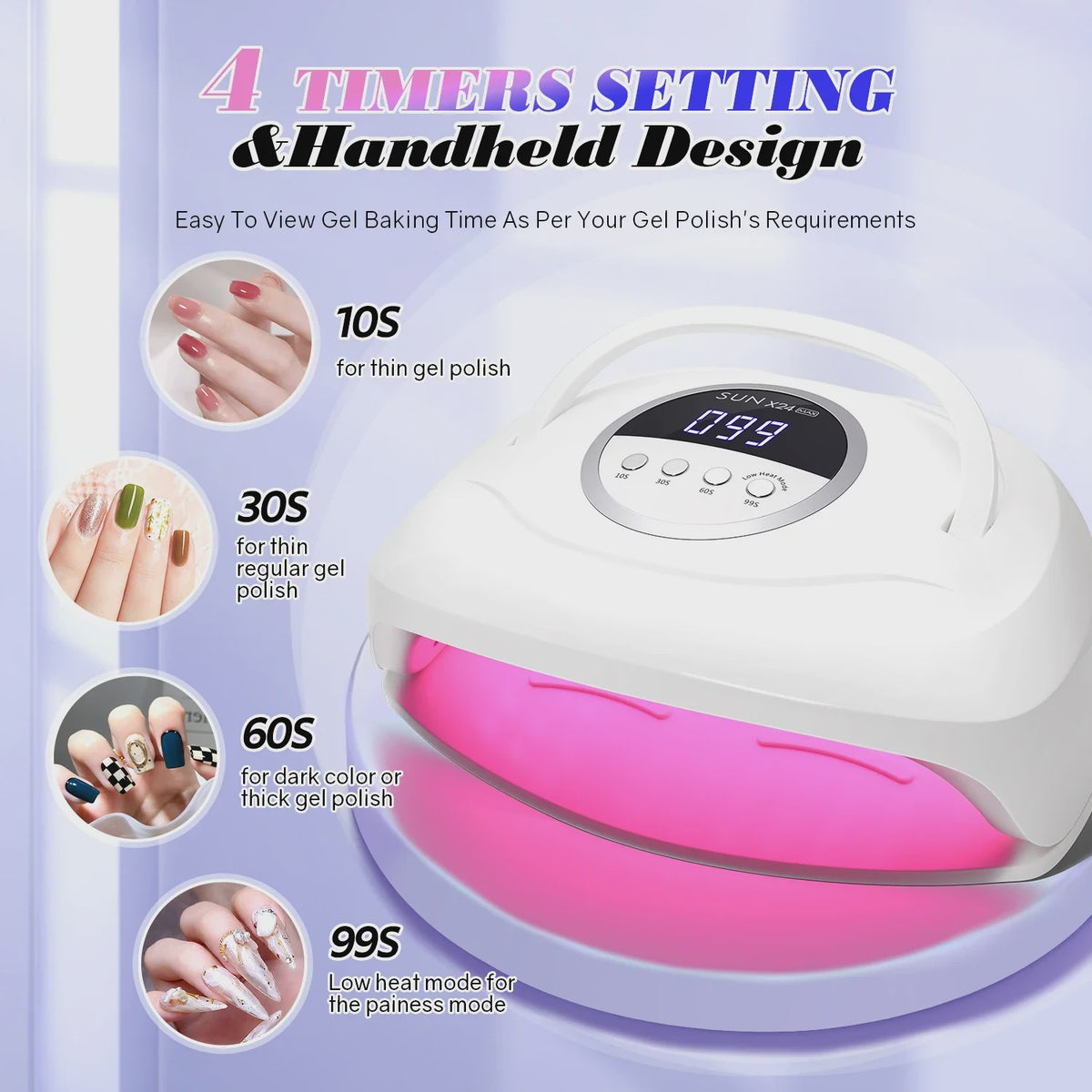 380W UV LED Nagel Lamp - 84 LEDs, Snellrogend & Automatische Sensor