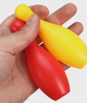 Kleurrijke Plastic Bowling Set voor Binnen en Buiten - 10 Pins & 2 Ballen