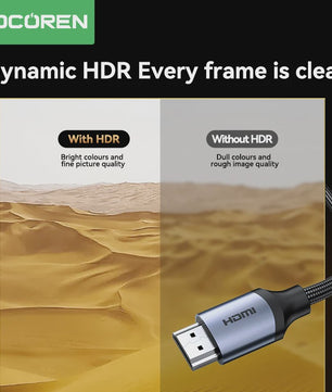 Rocoren HDMI 2.0 Kabel - 4K@60Hz Hoge Snelheid voor PS5, Xbox & PC