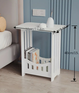 Moderne Houten Bijzettafel - Stijlvolle Opbergtafel voor Woonkamer & Slaapkamer