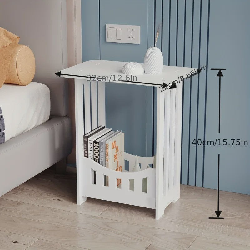 Moderne Houten Bijzettafel - Stijlvolle Opbergtafel voor Woonkamer & Slaapkamer