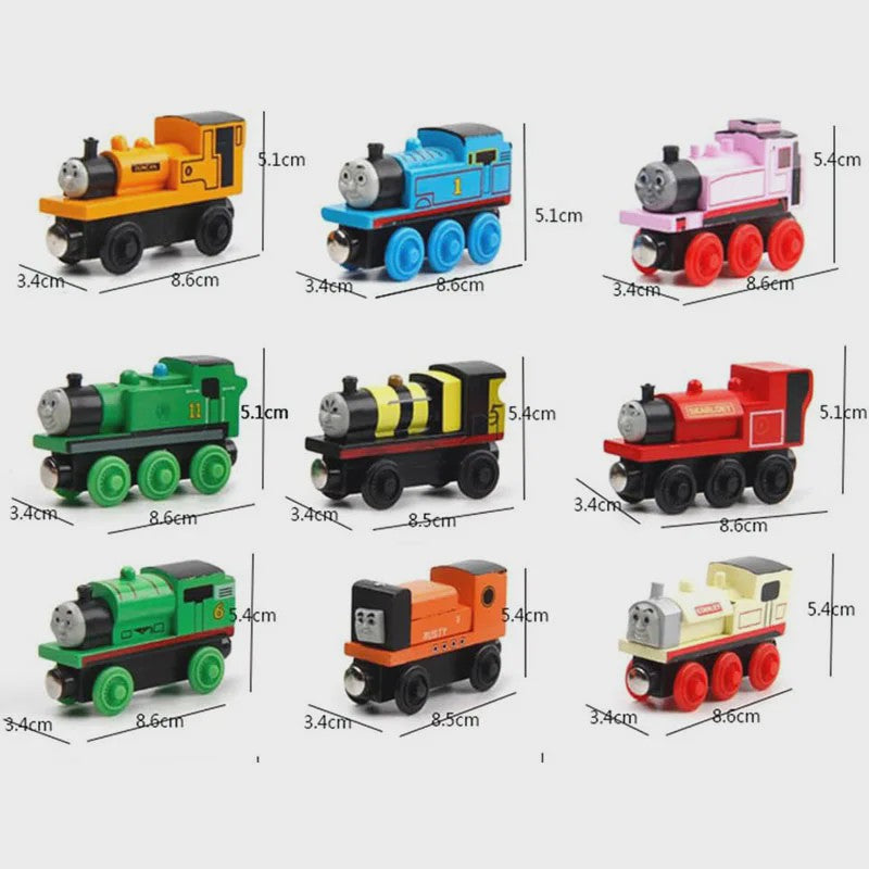 Houten Trein Speelgoed Set: Thomas & Friends Karakters en Rijtuigen
