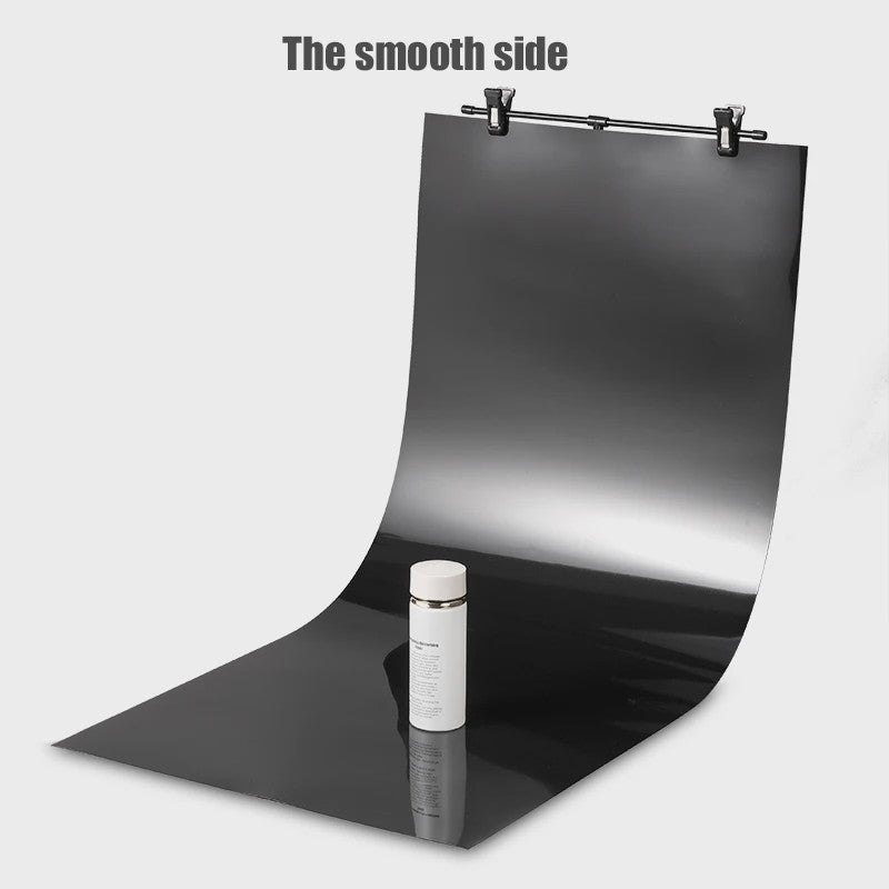 T-vormige Achtergrondstandaard (30cm) met PVC Backdrop voor Productfotografie