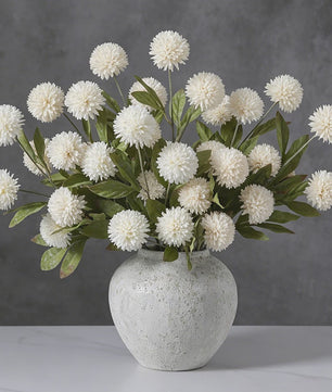 Zijden Kunstbloemen Stelen (70cm) - 4 Bloemhoofden Daisy/Paardenbloem voor Decoratie