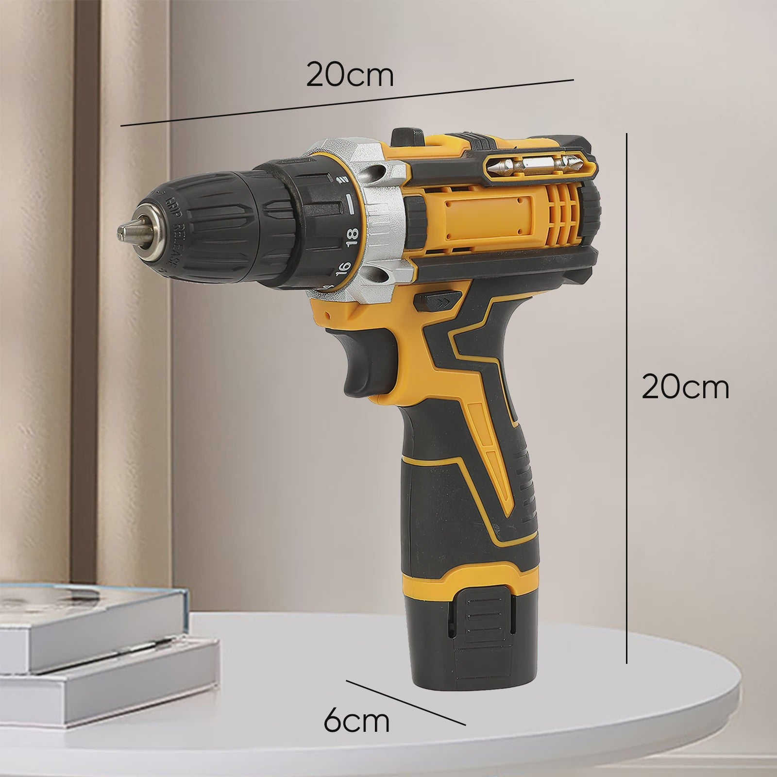 Accu Klopboormachine Set met Lithium-Ion Batterij - Draadloos & Compact