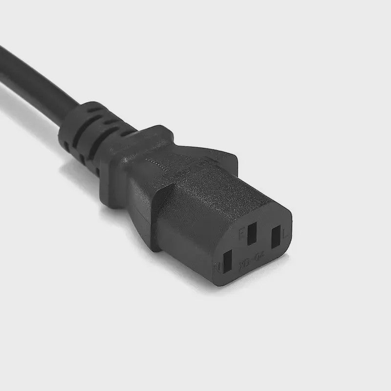 EU Power Kabel IEC C13 Verlengsnoer - 1.2m, 1.5m, 2m, 3m - Voor PC, TV, Monitor, Laptop