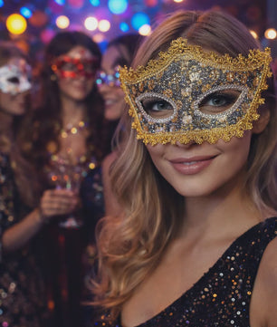 Luxe Venetiaans Masker - Half Gezicht Feest & Festival Accessoire
