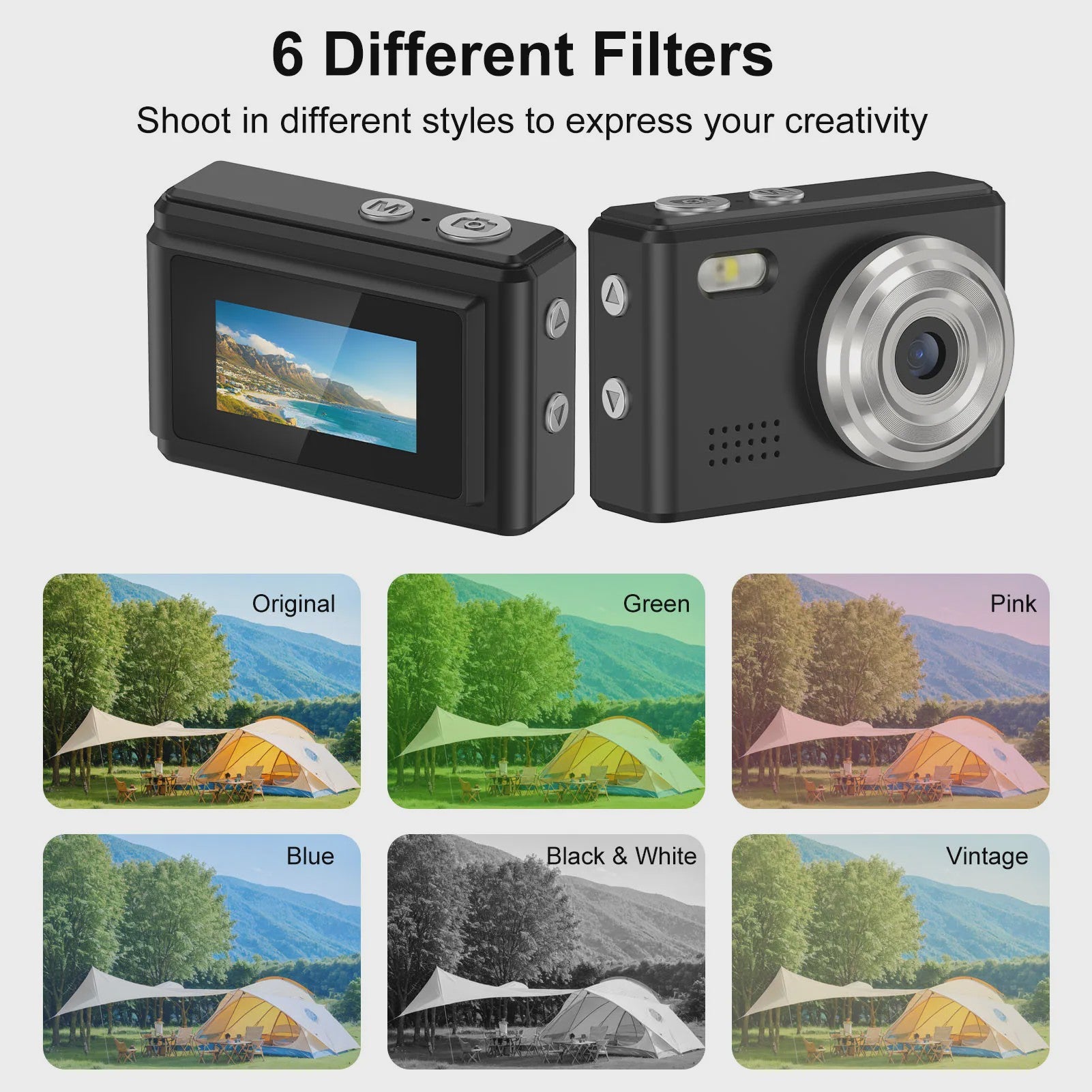 Mini Digitale Camera: Draagbare 1080P HD Recorder met Sleutelhanger & 12MP Foto
