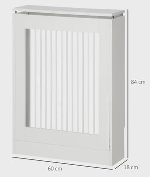 Moderne Witte MDF Radiatorombouw met Strak Design