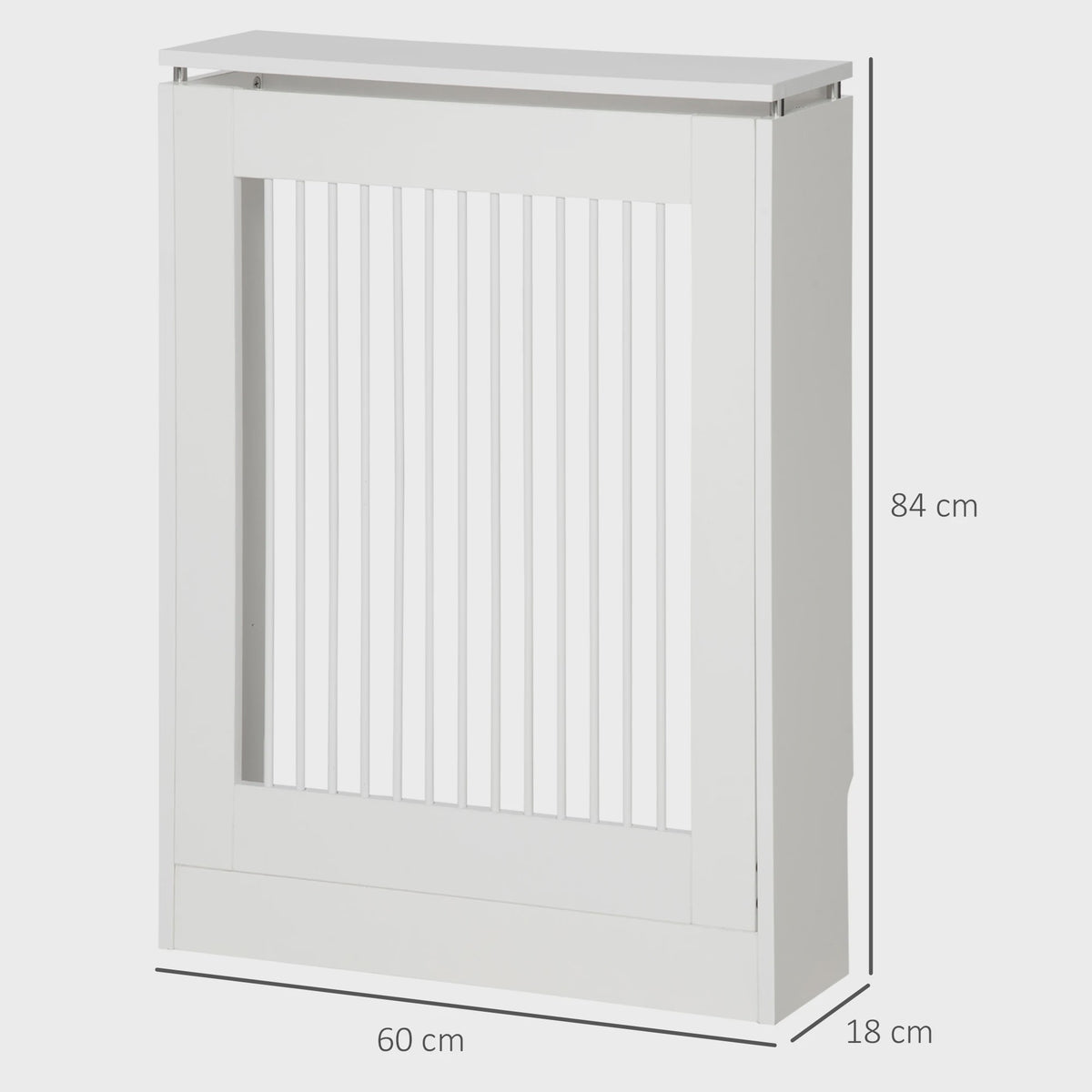 Moderne Witte MDF Radiatorombouw met Strak Design