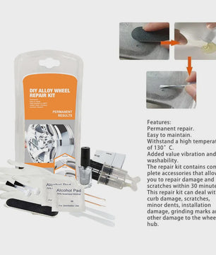 Reparatieset voor Velgen: Herstel Krassen en Schade aan Alloy Velgen