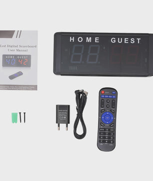 Professioneel LED Scorebord met Timer & Afstandsbediening - Instelbare Helderheid