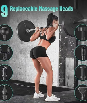 Draagbaar Massagepistool voor Diepe Weefselmassage - USB-C Oplaadbaar