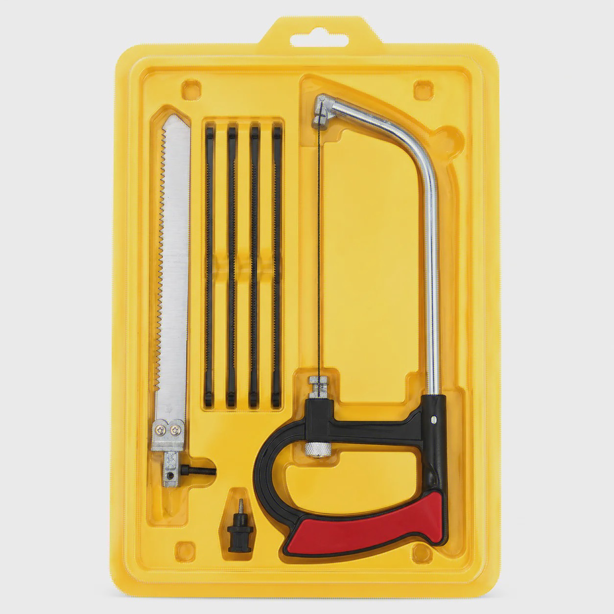 8-in-1 Multipurpose Handzaag Set met 6 Bladen voor Hout, Metaal en Glas - DIY Zaag Gereedschap