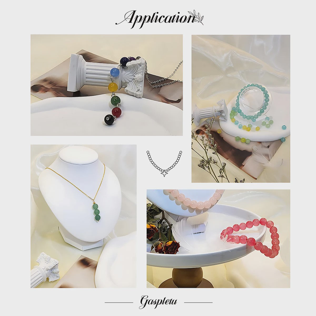 24 Kleuren 8mm Kristal Kralen Set voor Sieraden Maken - DIY Armbanden & Kettingen