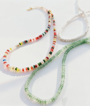 Kleurrijke Kralen Choker Ketting Dames - Boho Zomer Sieraden