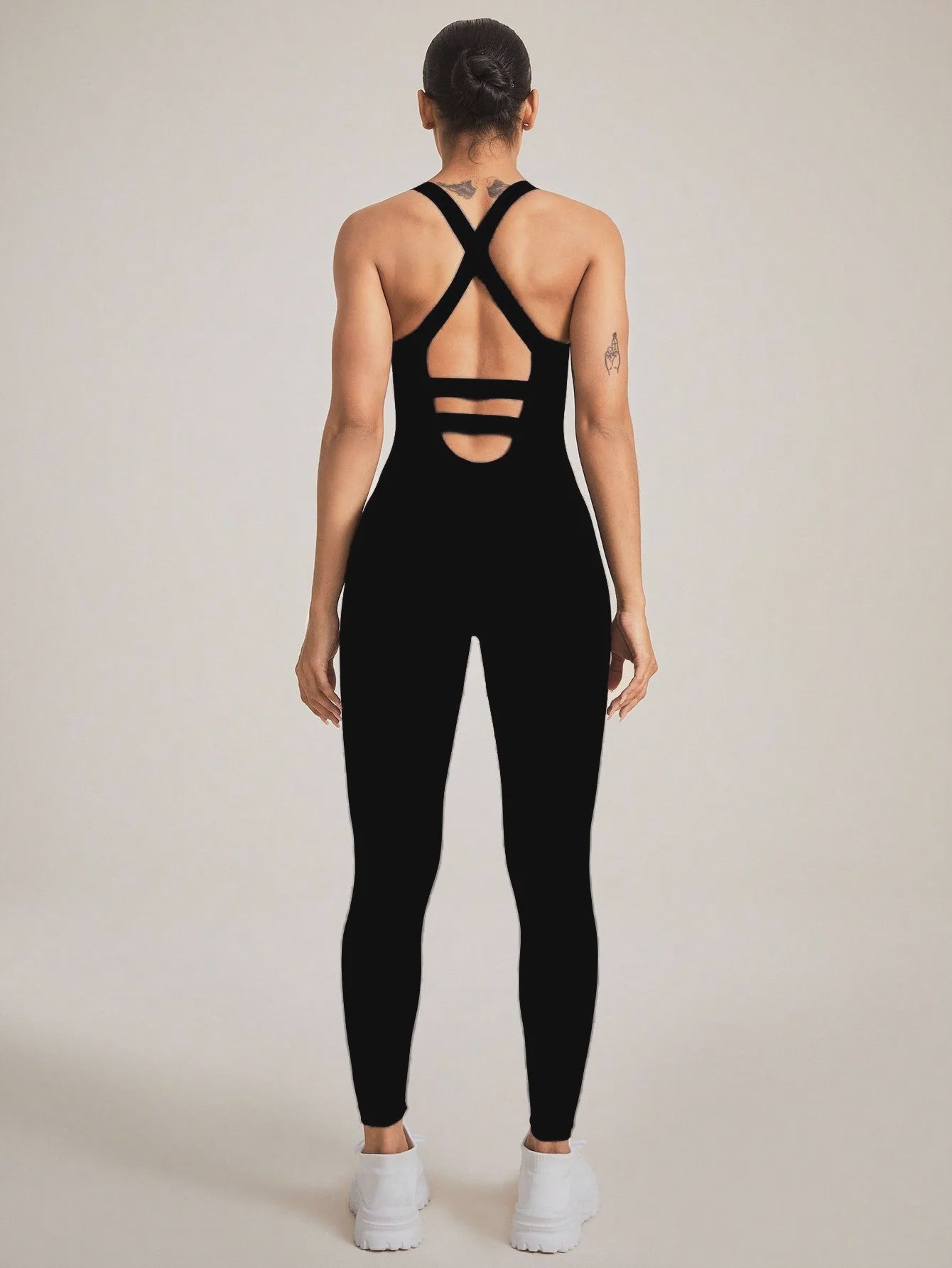 Naadloze Shapewear Bodysuit Dames met Buikcontrole en Criss-Cross Bandjes