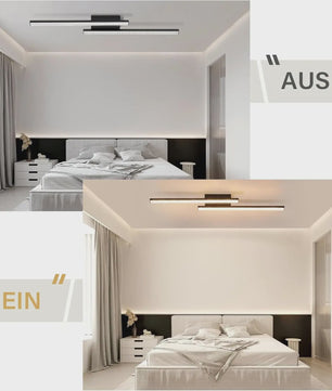 Moderne LED Plafondlamp Zwart Kristal 61.5cm - Warm Wit 3000K