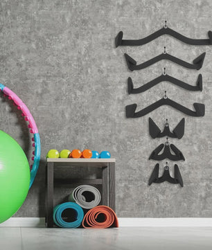 7-delige Set Trainingsstangen voor Krachttraining - Heavy Duty 300kg Belastbaar