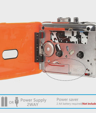 Draagbare Cassette Speler & Recorder: Zet Cassettes om naar MP3 met USB-C