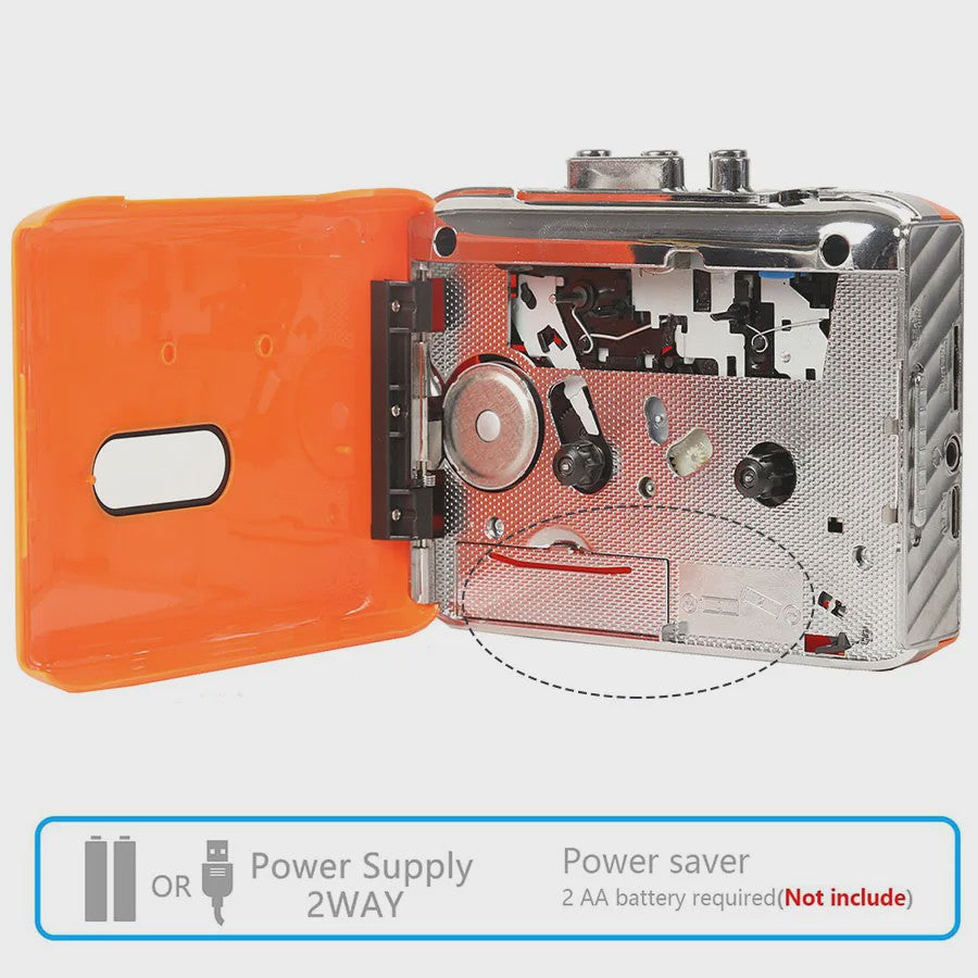 Draagbare Cassette Speler & Recorder: Zet Cassettes om naar MP3 met USB-C