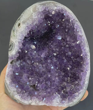 Natuurlijke Amethist Geode Kristal Cluster - Unieke Ruwe Kwarts Decoratie