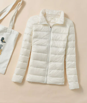 Dames Lichtgewicht Gekwalte Donsjas - Warme Puffer Winterjas & Windjack