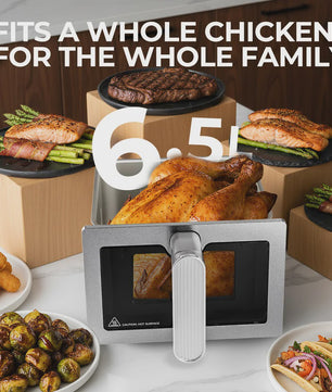 Ruime Airfryer Oven (6.5L) - Perfect voor Gezonde Maaltijden en Babyvoeding
