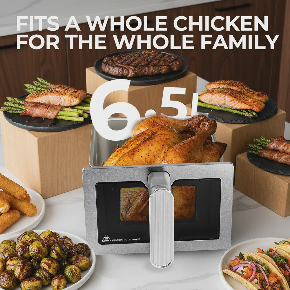 Ruime Airfryer Oven (6.5L) - Perfect voor Gezonde Maaltijden en Babyvoeding